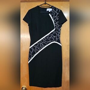 Hugo Boss • Cocktail Sheath Dress • Dukatia • Black and White